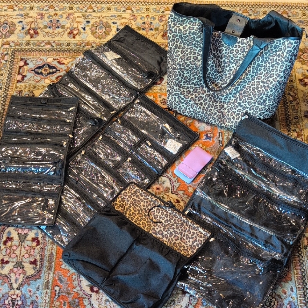 FOR YOUR EASE ONLY by Lori Greiner - 6 Pc Travel Tote / Organizer Set - NWOT - Picture 1 of 16